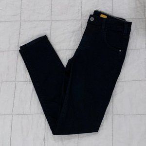 Anthropologie Black High-Waisted Skinny Jeans